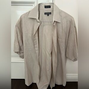 Men's Cream Dress Shirt